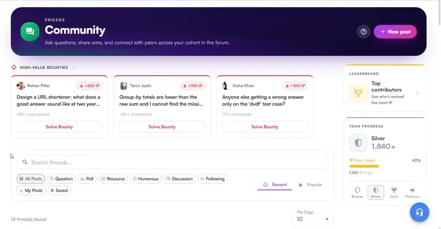A community the AI keeps alive — the AI Linc platform